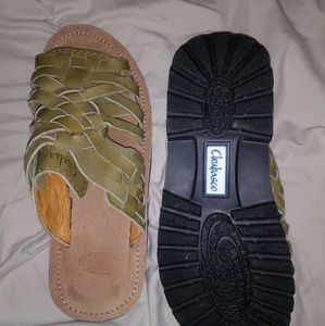 Chubasco green sandals